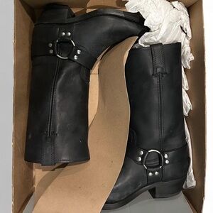 Frye Black Leather Boots